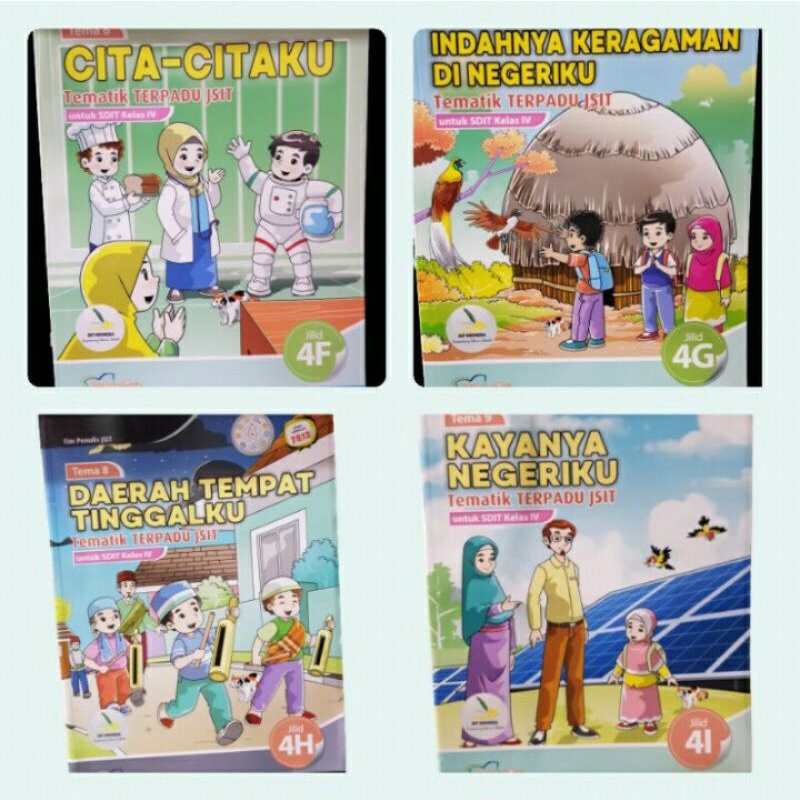 Tematik JSIT Kelas 4 F,G,H,I Pustaka mulia
