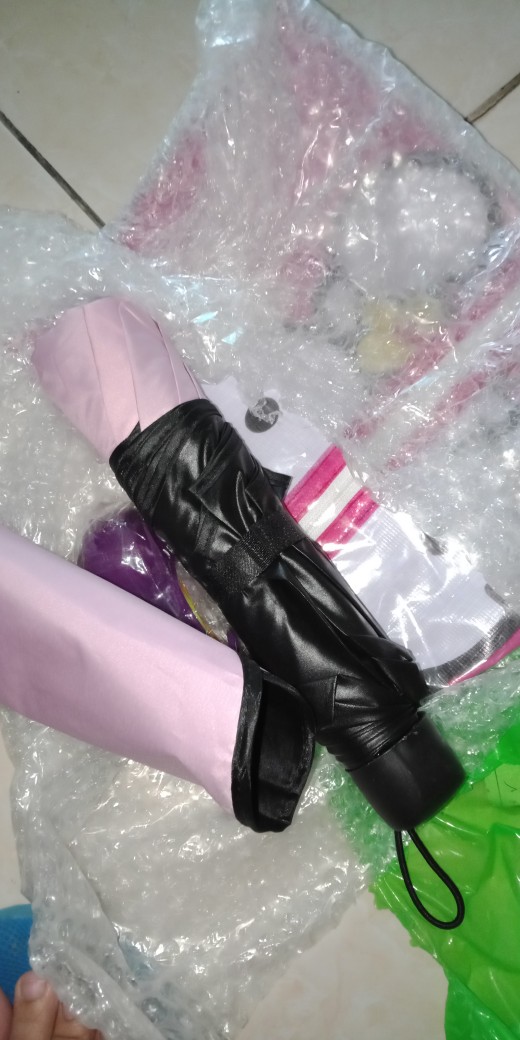 Payung Lipat Magic Motif 3d - Magic Umbrella - Timbul Motif Saat Basah