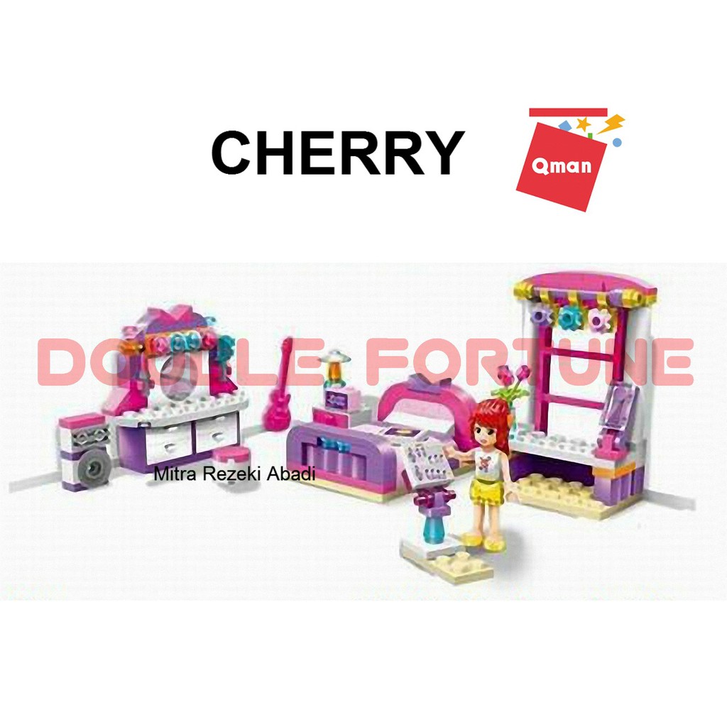 BALOK SUSUN BRICKS LEGO QMAN CHERRY GIRL 2001   MAINAN ANAK