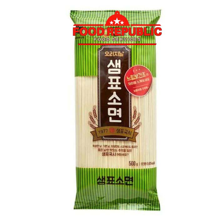 

Sempio Wheat Noodles Soft & Thin 500 GR Mie Gandum Lembut Tipis Halal