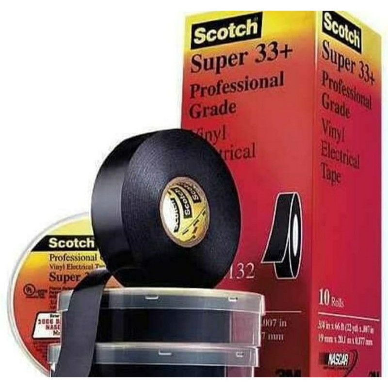

Isolasi Listrik 3M Scotch super 33+