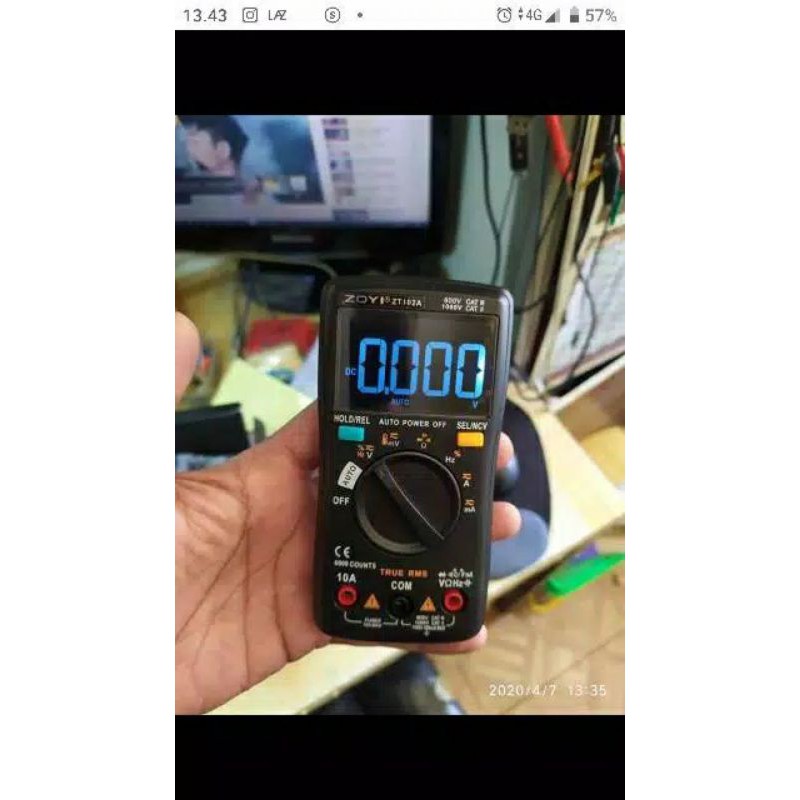 AVO METER MULTITESTER ZOTEX ZT102A