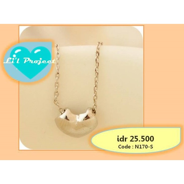 kalung - kalung love kecil - kalung unik - kalung murah - kalung cute