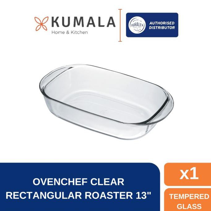 Duralex Mangkuk Ovenchef Rectangular Roaster 13"