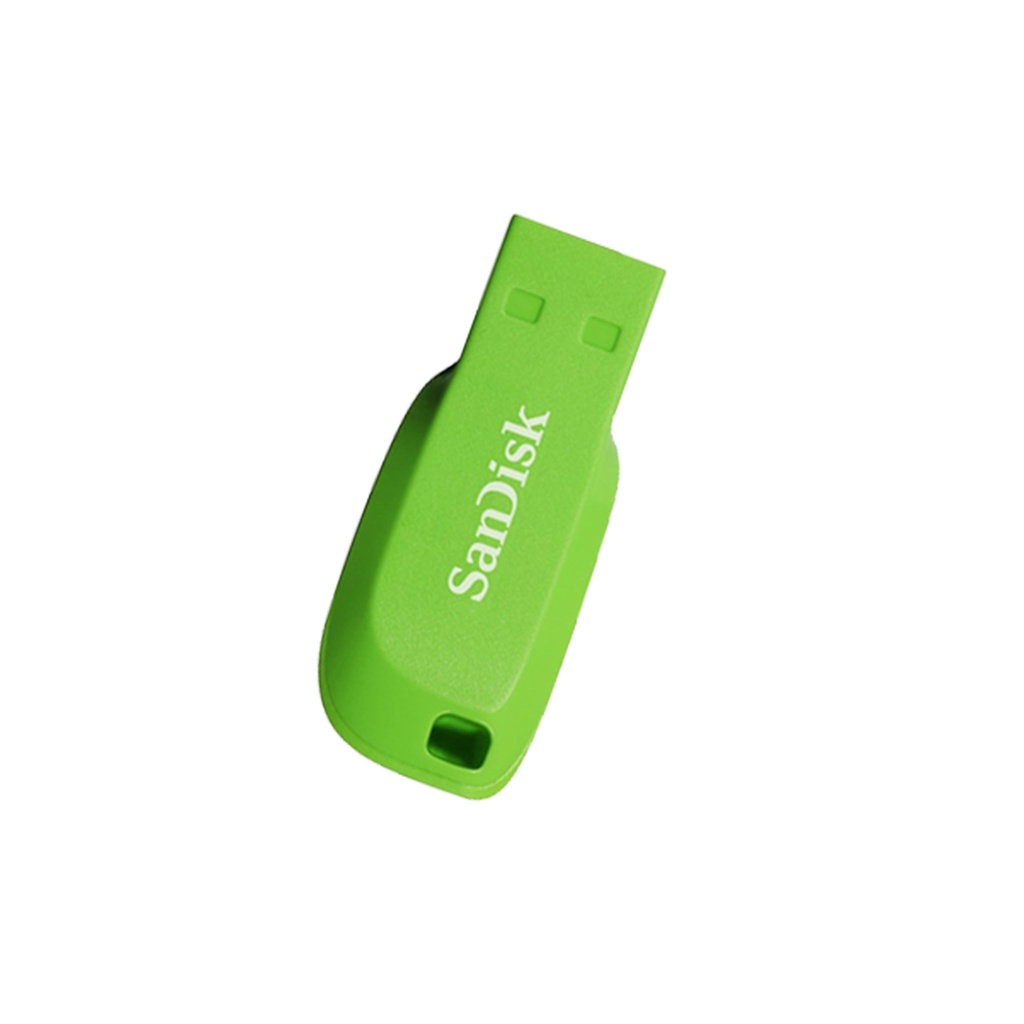 Flashdisk SanDisk 16GB Cruzer Blade CZ50 Flash Disk Blue - Green USB 2.0