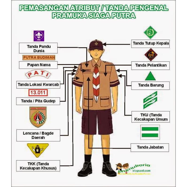  Baju  Seragam Pramuka  Siaga Setelan Shopee Indonesia