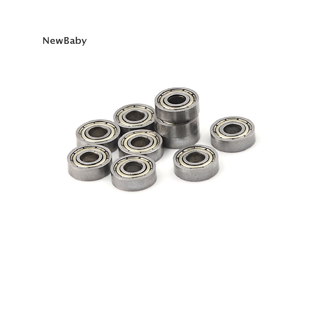 10pcs Bearing 695ZZ 695-Z Presisi Tahan Lama Ukuran 5x13 X 4mm