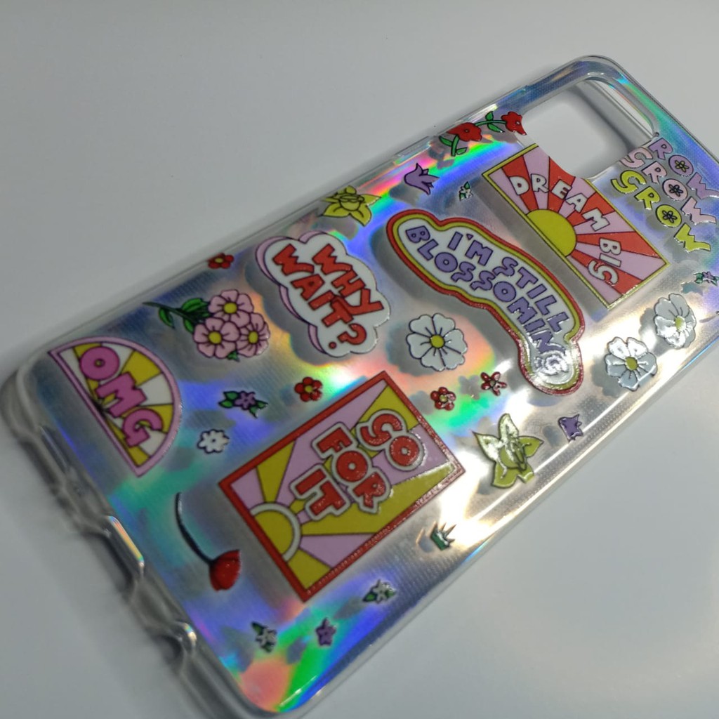 Casing Sticker Hologram BTS Boy With Luv Samsung A71/A51 Printing Softcase WEIKA COD