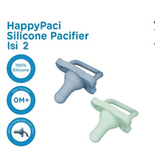 Dr Brown's Happy Paci Silicone Soother 0-6m | Empeng Bayi isi 2