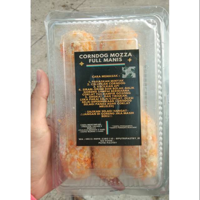 

Corndog mozza full manis