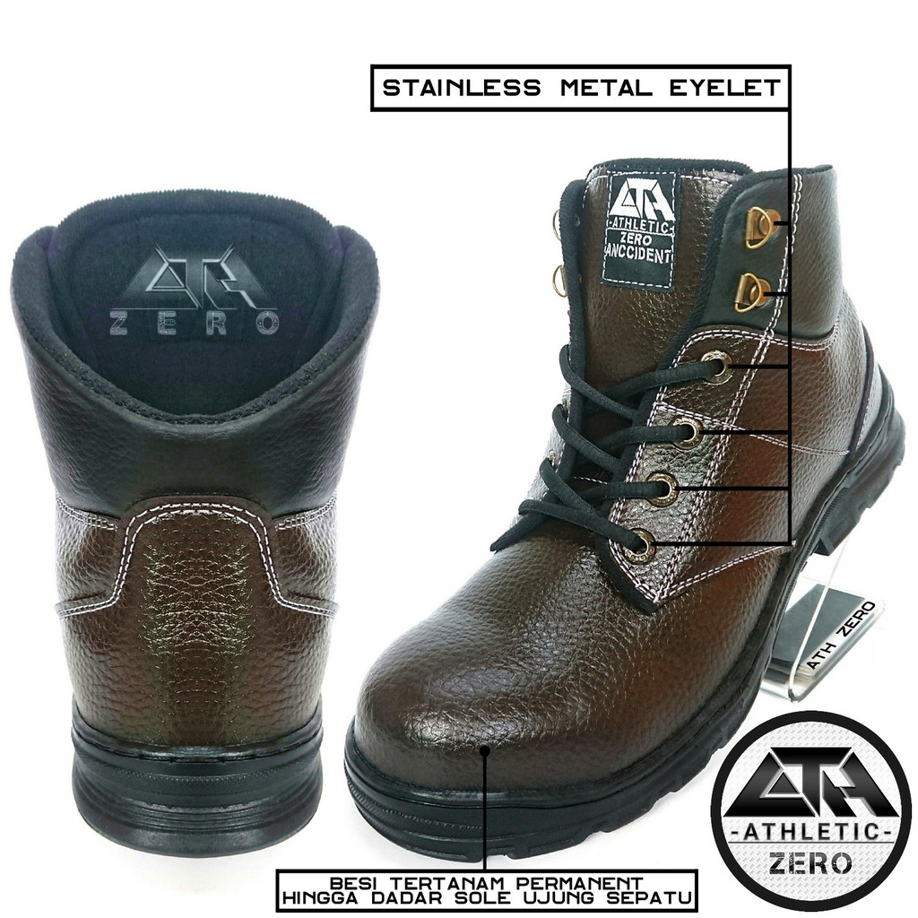 Sepatu Safety ATH Desert Sepatu Kerja Pria Safety Boots Septi Boot Sepatu Proyek Safety Shoes Sefti