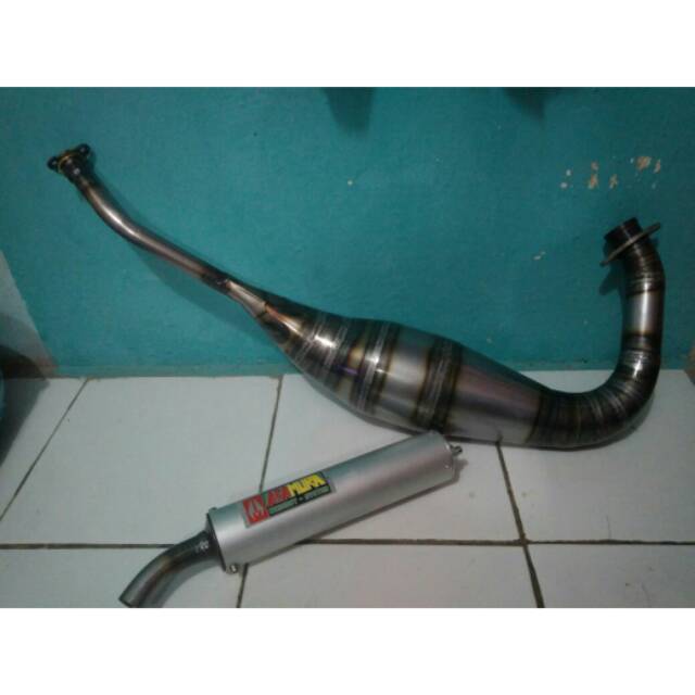 Knalpot ninja r rr ss leher L