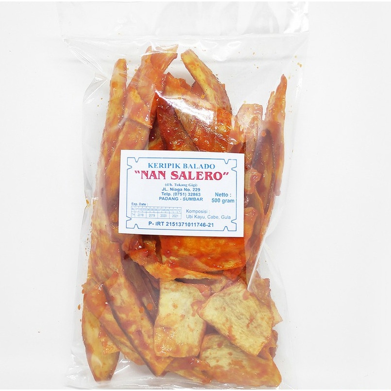 

Keripik Sanjai Balado Kripik Sanjay Balado Panjang Nan Salero 500 gram