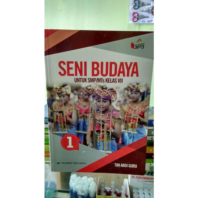 

BEST SELLER SENI BUDAYA 1 UNTUK SMP/MTs KELAS VII ( K13N ) ERLANGGA