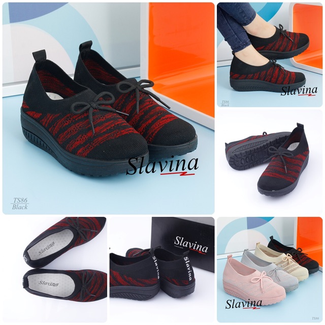 [JUALSEMUA18]Sepatu Slavina TS86