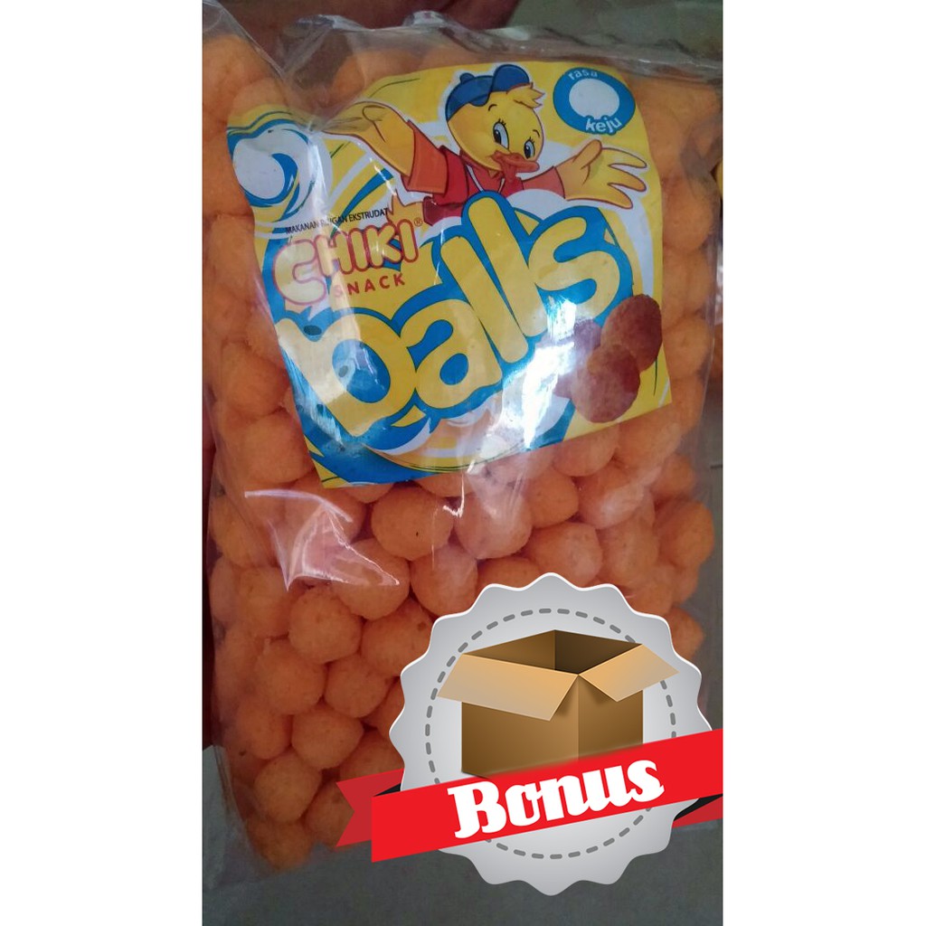 

Chiki Balls rasa Keju Snack Makanan Ringan Bekasi murah