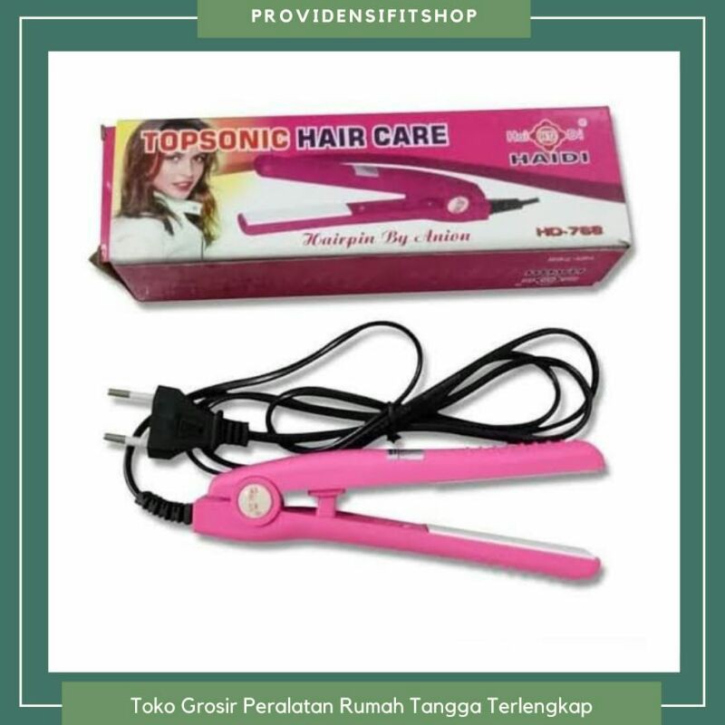 Catok Mini Keramik Haidi murah meriah / catokan rambut