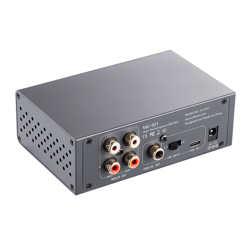 Xduoo MU-601 ES9018K2M PCM384kHZ / DSD256 High Performance USB DAC ES9018K2M