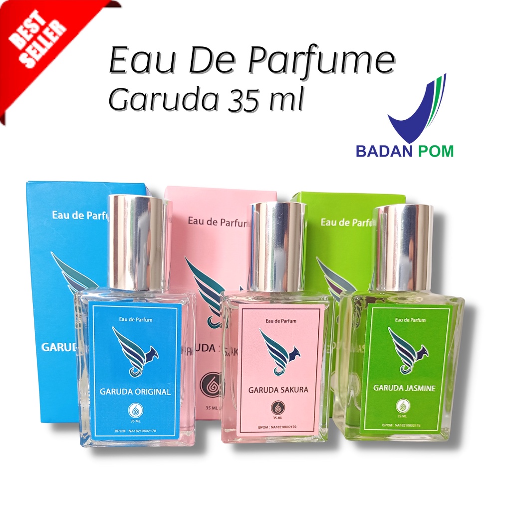 [PAKET HEMAT 2pcs]Grosir Parfum Garuda Original BPOM - Eau De Parfume Pria dan Wanita Aroma Terbaik - Terwangi - 35 ml