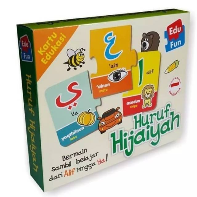 MAINAN ANAK KARTU EDUKASI HURUF HIJAIYAH / MAINAN EDUKASI ANAK / MAINAN