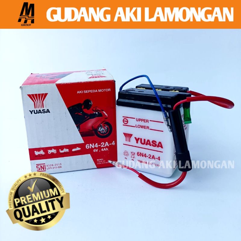 Aki Motor Honda WIN, WIN100 Yuasa 6N4-2A-4
