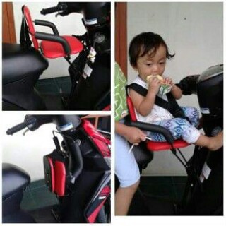 Boncengan Anak / TEMPAT DUDUK ANAK untuk Motor Matic merk ALPINA