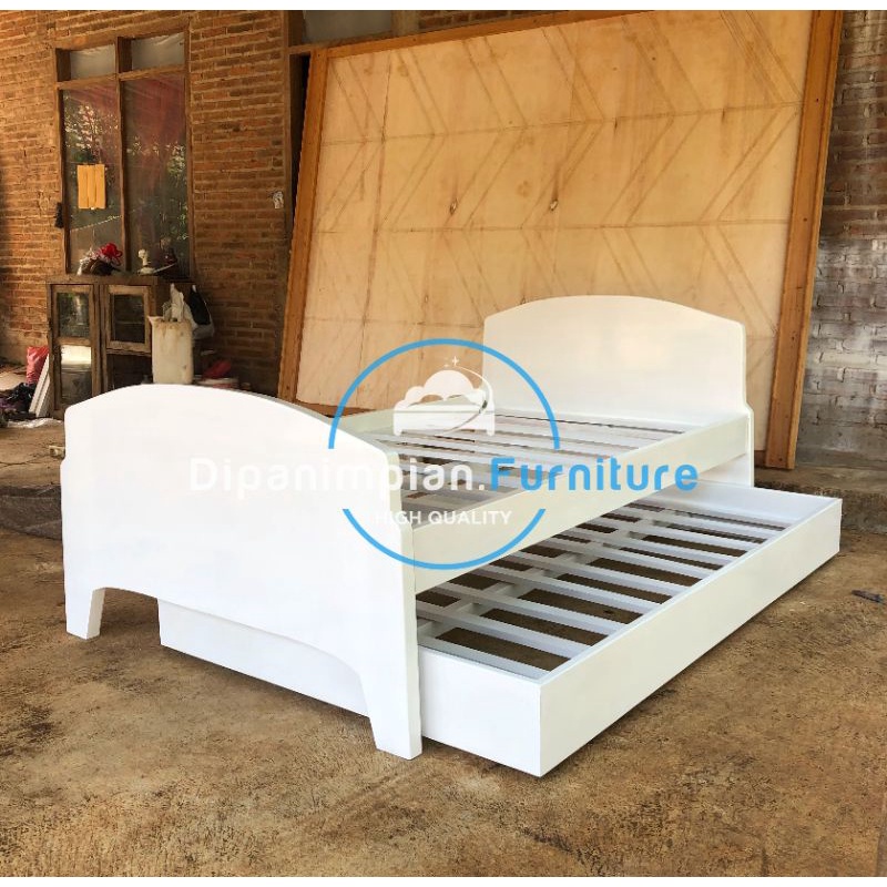 Dipan tidur minimalis - Tempat tidur sorong - Ranjang tidur sorong mininalis