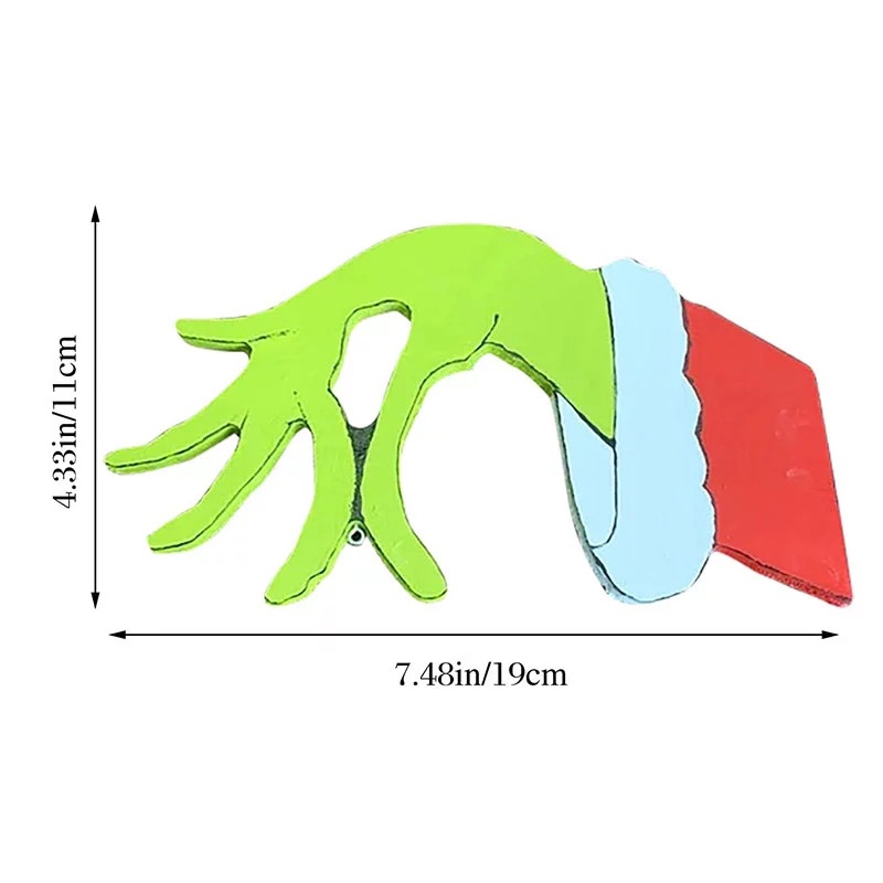 Stiker Dinding Decal Desain Thief Hand Cut Out Untuk Dekorasi Natal