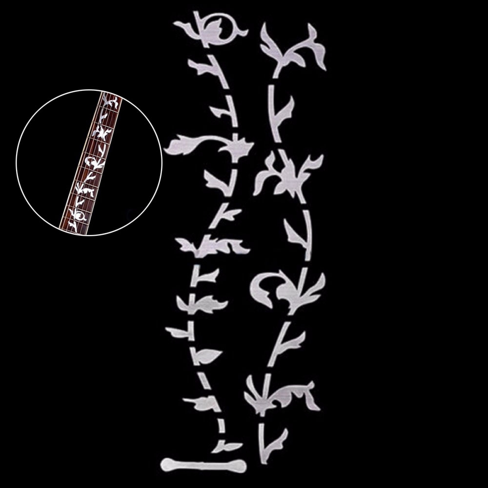 Stiker Fretboard Gitar Elektrik Kualitas Tinggi 22 Gaya