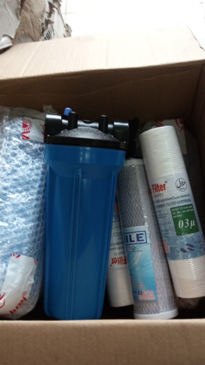 Filter Air Ledeng/pdam Plus 4 Housing Blue-saringan Air Siap Pakai - Watertech-watertech-gac-garuda