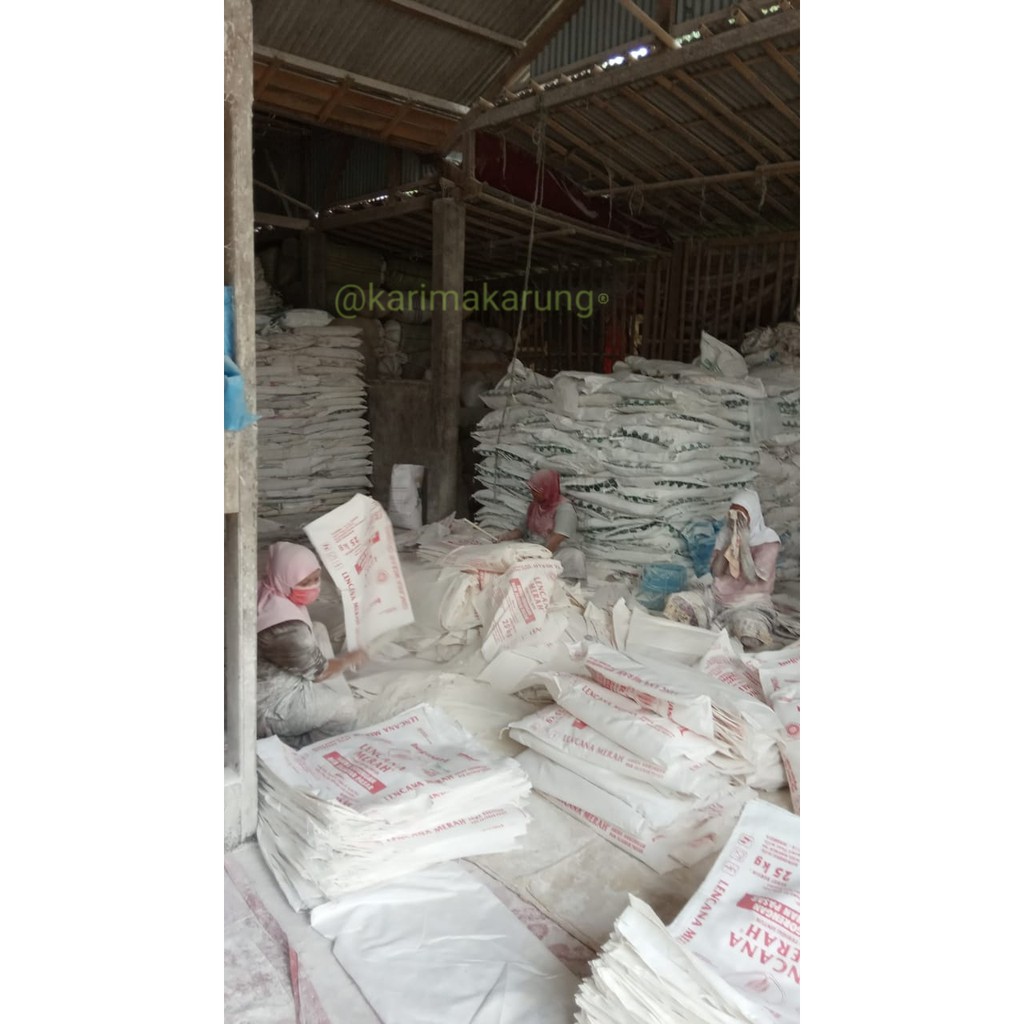 karung bekas terigu 25 kg | Kantong Plastik Bekas Terigu  eks pabrik