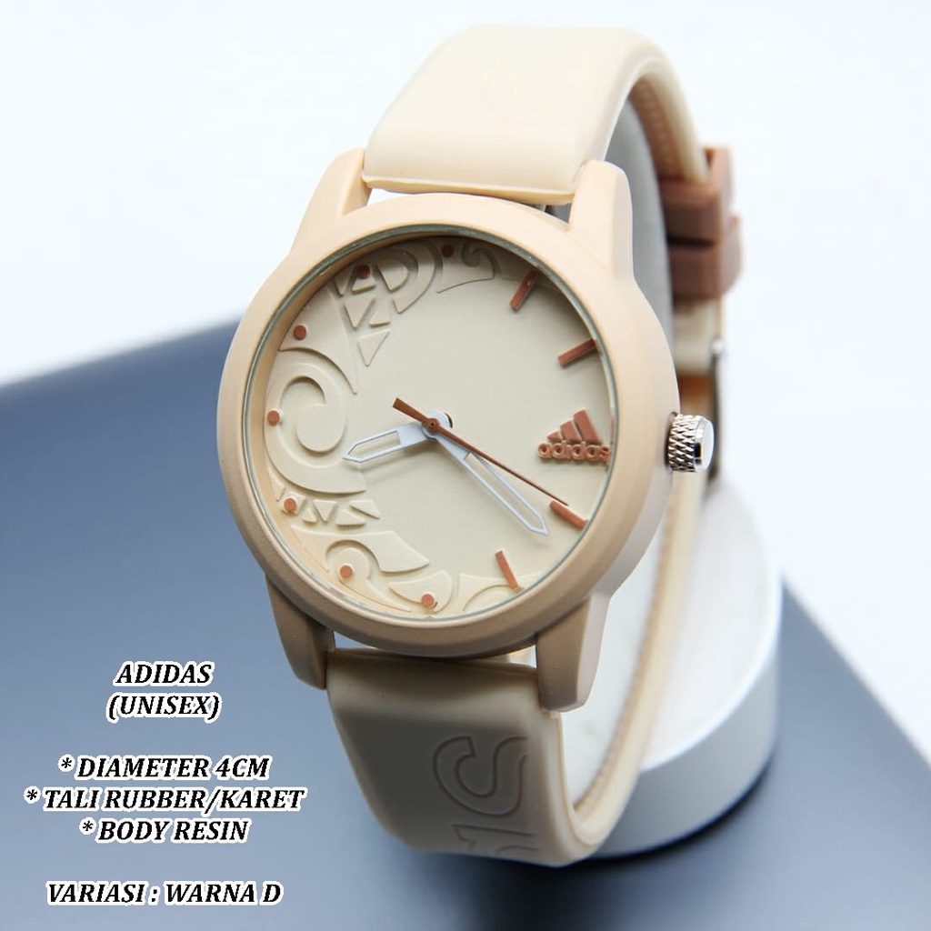 (BISA COD) JAM TANGAN UNISEX FASHION TALI RUBBER BODY BULAT