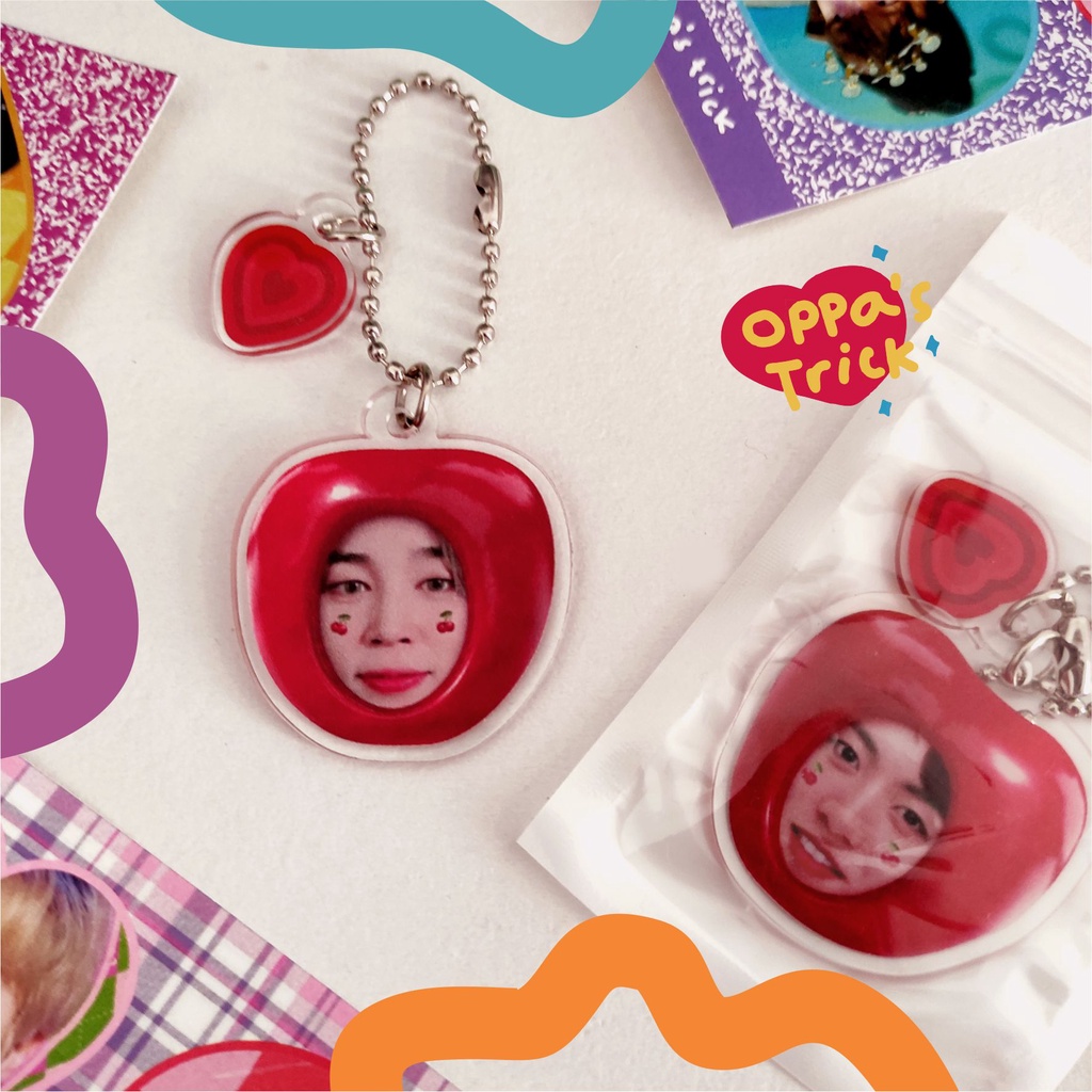Cherry Love Keychain (BTS Keychain) - Acrylic