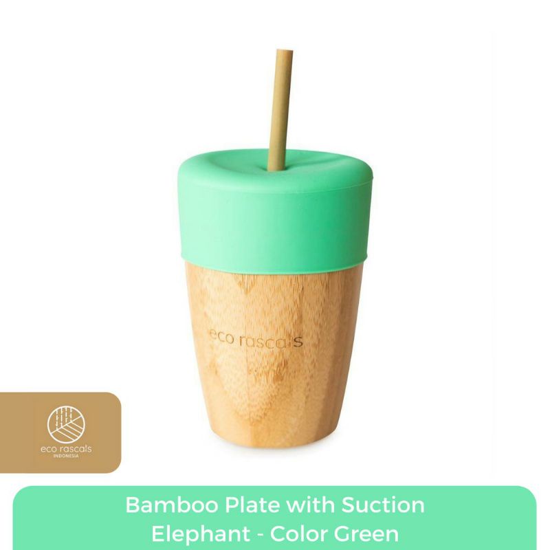 Eco Rascals Bamboo Large Cup and Straw