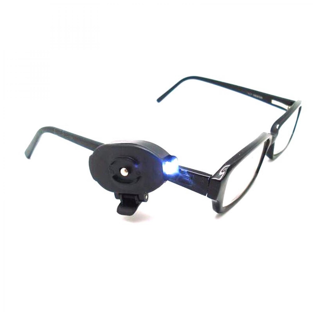 Mini Lampu Baca LED Klip Kacamata GlassLight 1Pcs  Serbaguna ZMD00165