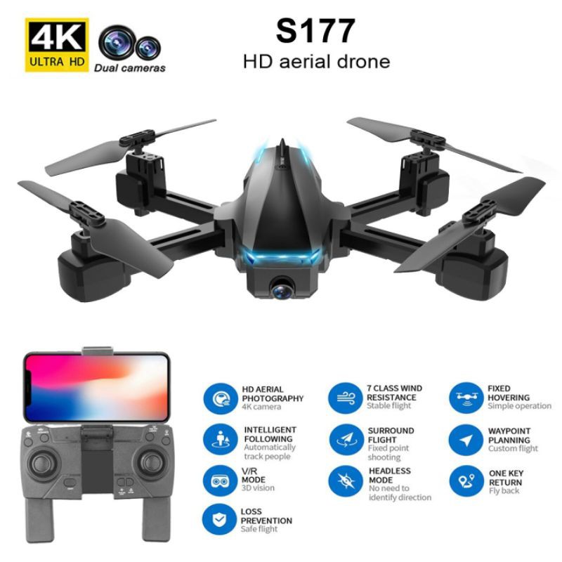 CSJ S177 4K Drone GPS 5G WIFI ultraHD Dualkamera 4K FPV Drone