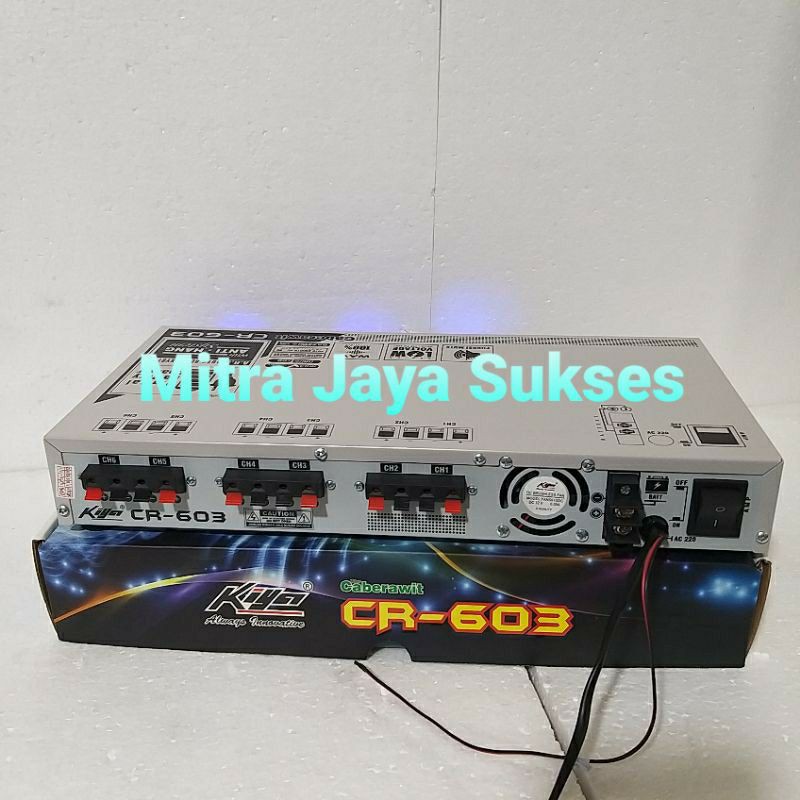 Paket Ampli Walet Caberawit CR 603 + Timer Kiya On Off Suara Panggil