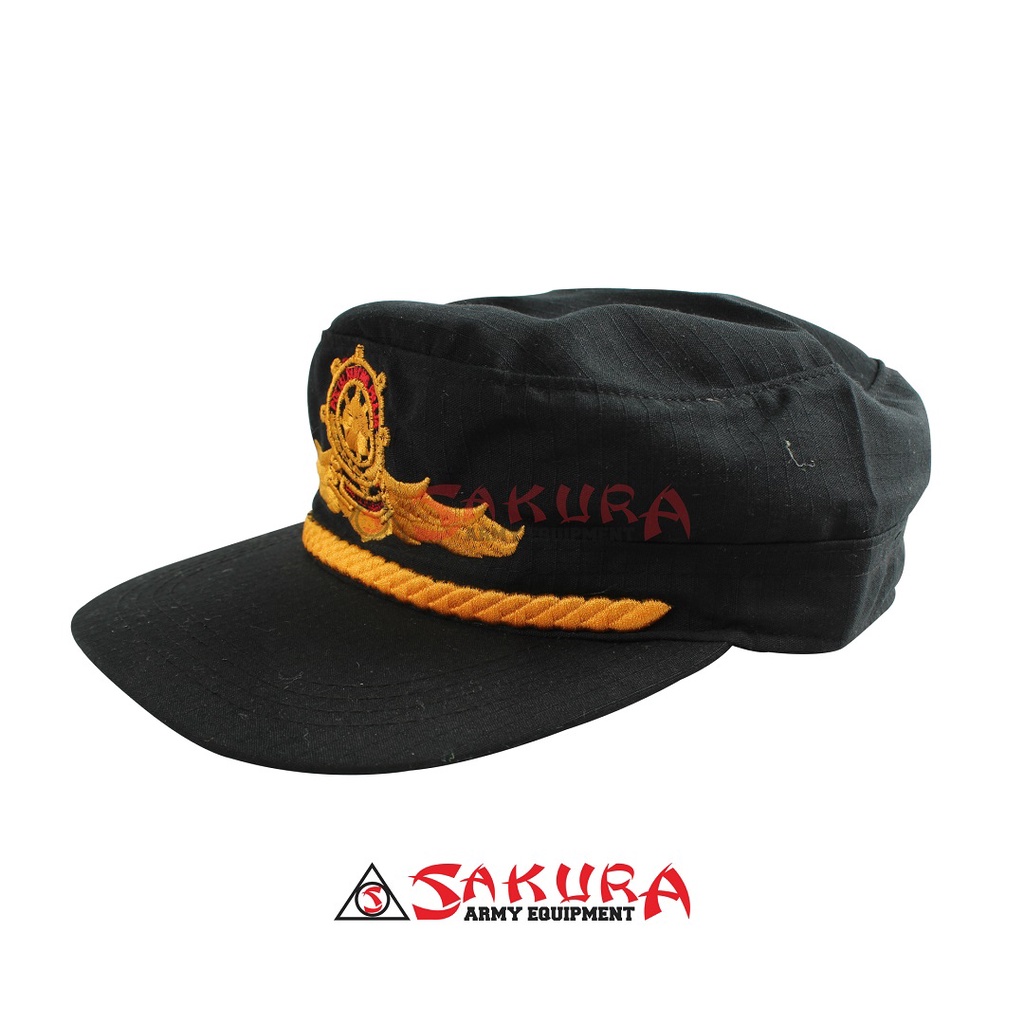 Topi Komando POL PP Wing Pama Hitam