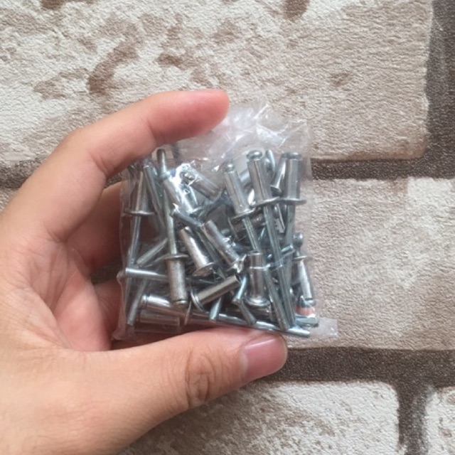 PAKU RIVET RIFET RIPET 4.8x11mm BLIND RIVET ISI 50 PCS