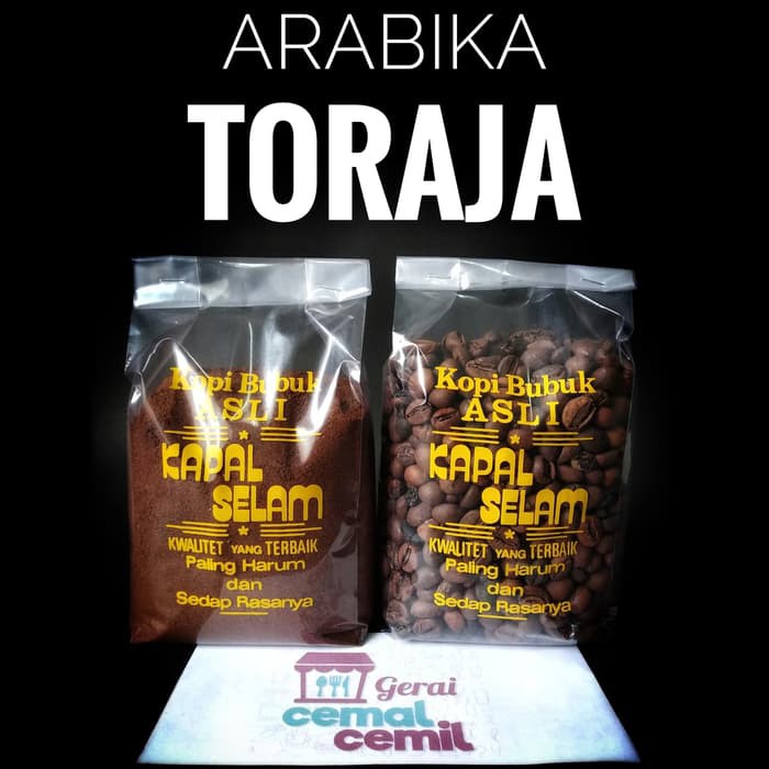 

Kopi ARABIKA TORAJA cap KAPAL SELAM BANDUNG