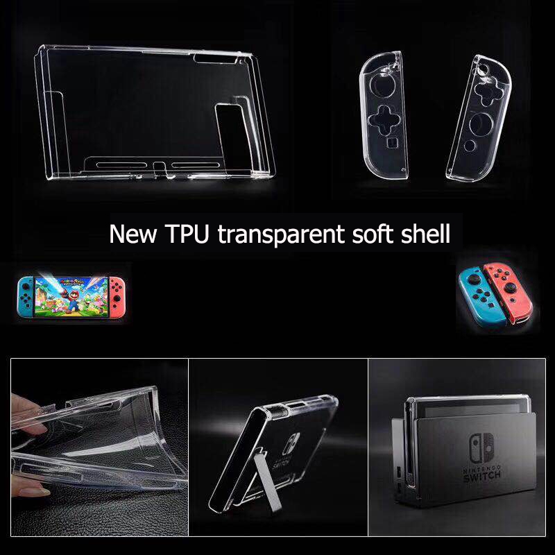 Bangstore Casing Pelindung Bahan Silikon Tpu Transparan Untuk Nintendo Switch Ns