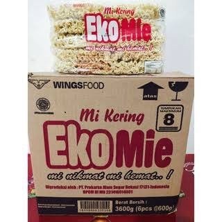 Ekomie 600gr isi 10pc Eko Mie Kering