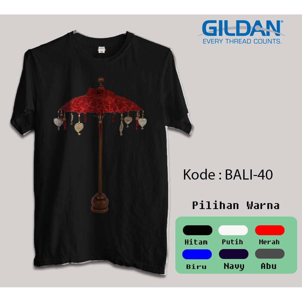Kaos Gildan Softstyle - Bali Table Umbrella Maroon