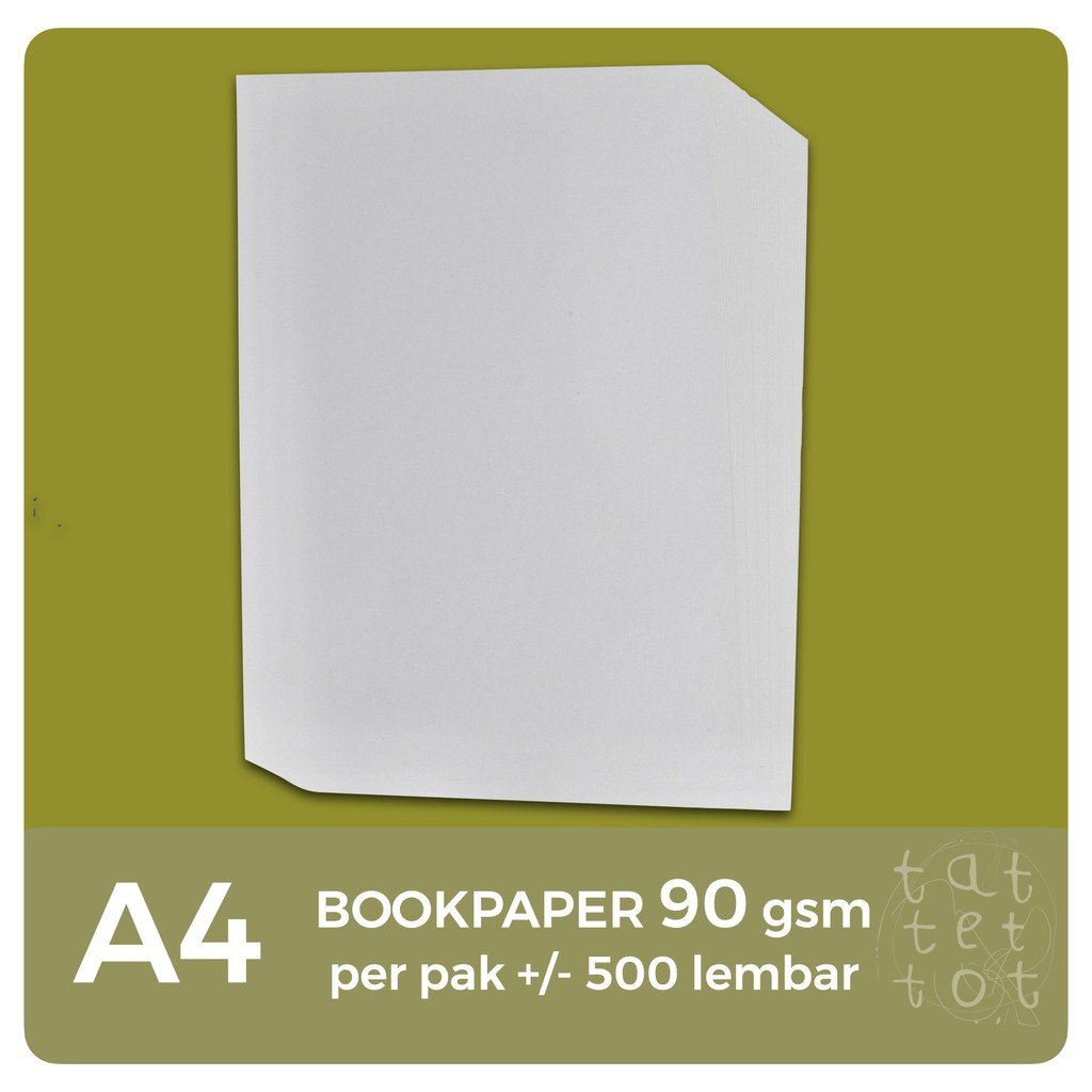 kertas imperial/bookpaper 90 gsm A4 21x29.7cm