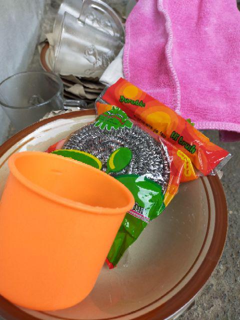 Piring Makan / Piring Keramik / Piring Lucky / Piring Polet Coklat