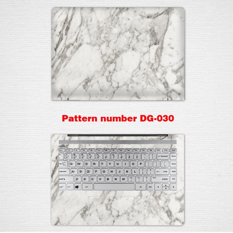 2pcs Stiker Pelindung laptop UNIVERSAL Motif Marmer Bahan VINYL Ukuran 12 13 14 15.6 Inch HP Pavilion Victus 15-AU 15-br 15-by 15-n