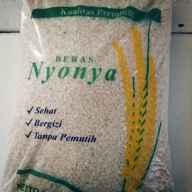 

Beras 5 Kg "cap Nyonya" Kwalitas Premium