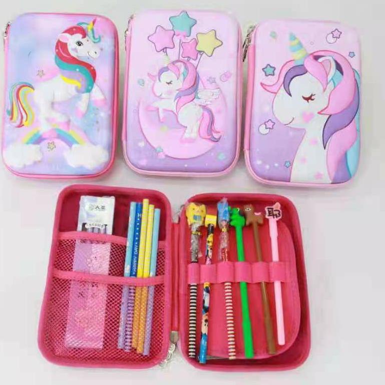 

SEGERA DAPATKAN Pencilcase 3D HardTop BT21 FROZEN UNICORN LOL OWL /Kotak pensil HardTop 3D BTS/Tempat Pensil POP IT Pencil case POP IT ,.,.,.,,