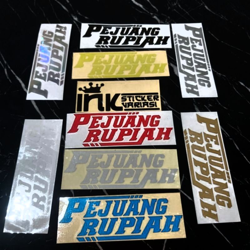 STICKER PEJUANG RUPIAH CUTTING