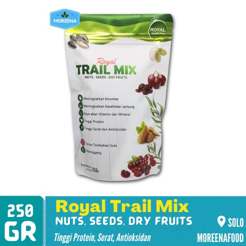 

ROYAL TRAIL MIX 250GR - SEEDS, DRY FRUIT